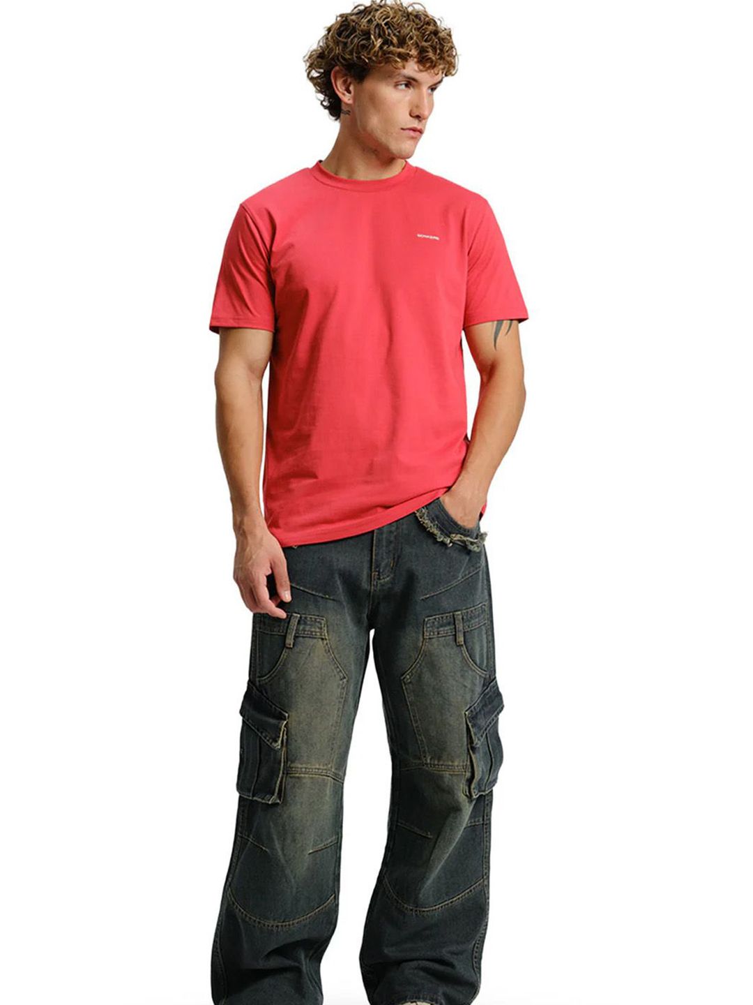 Space Cherry Supima Pure Cotton T-Shirt