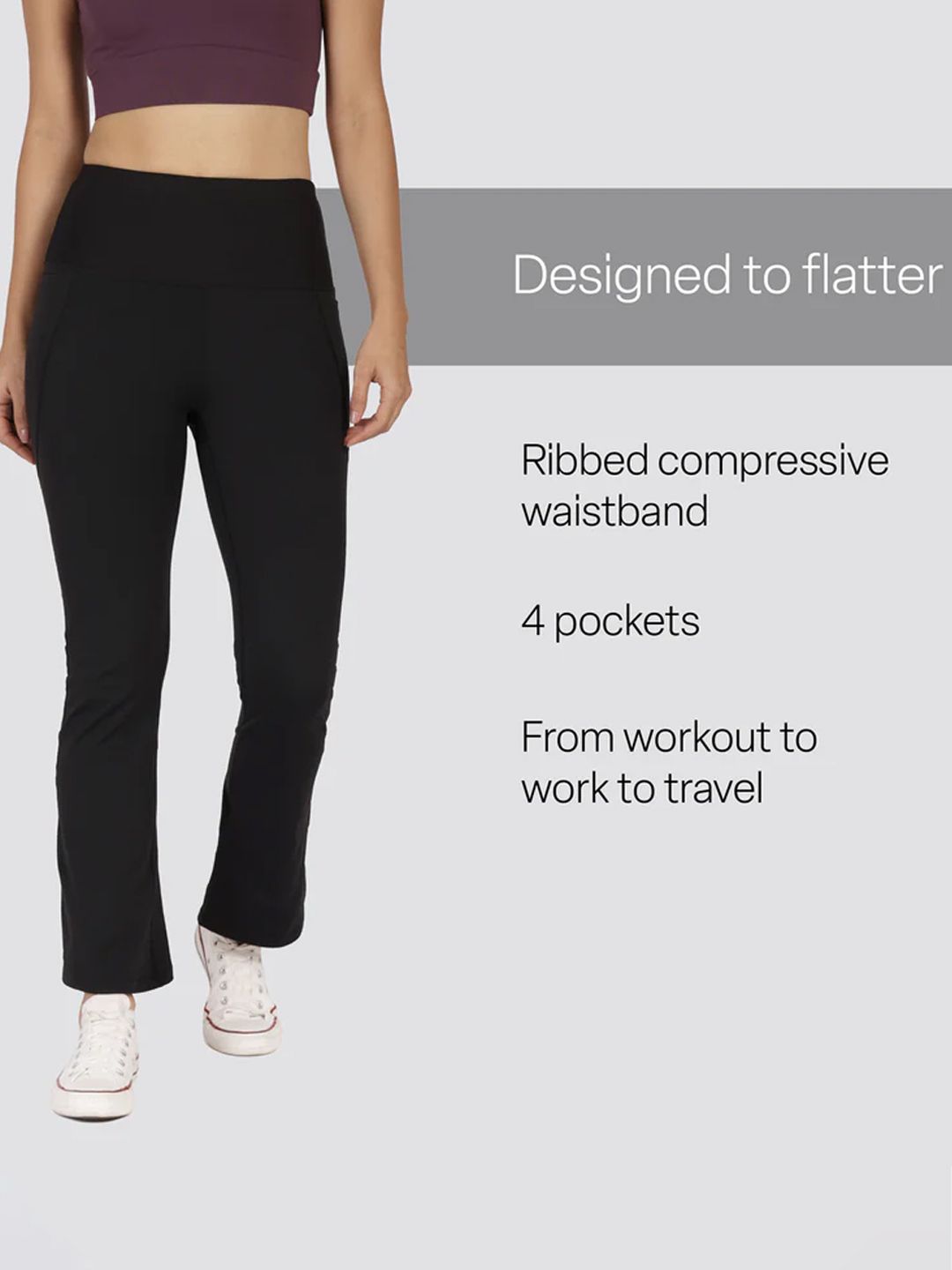 Women High Waist The Ultimate Flare Track Pants - Tall