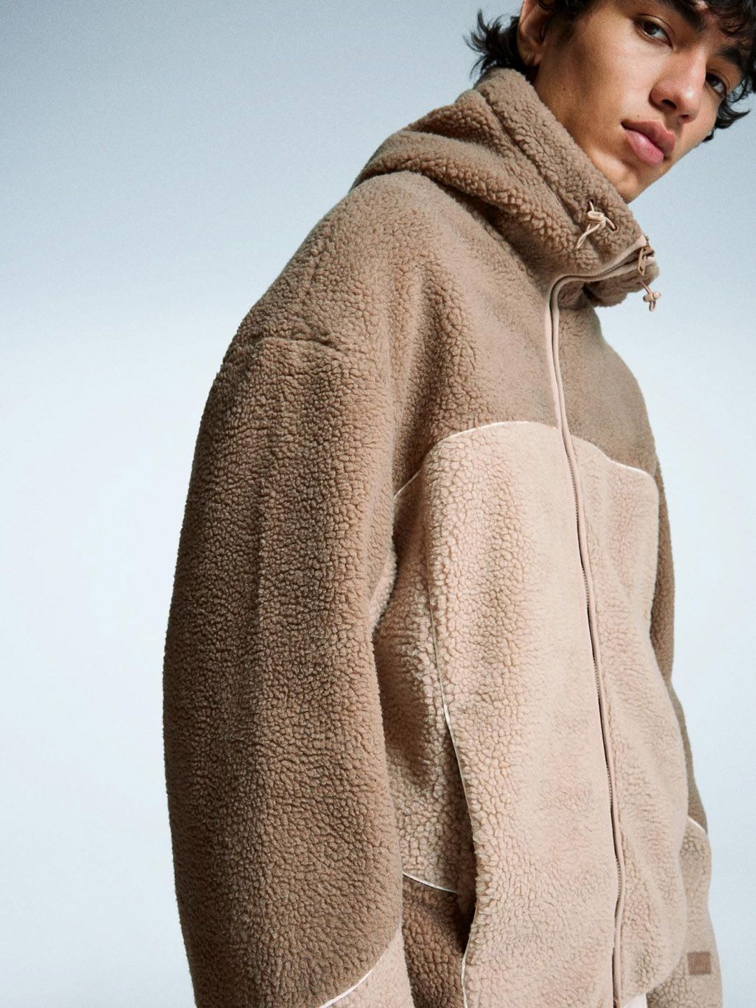 Faux shearling jacket
