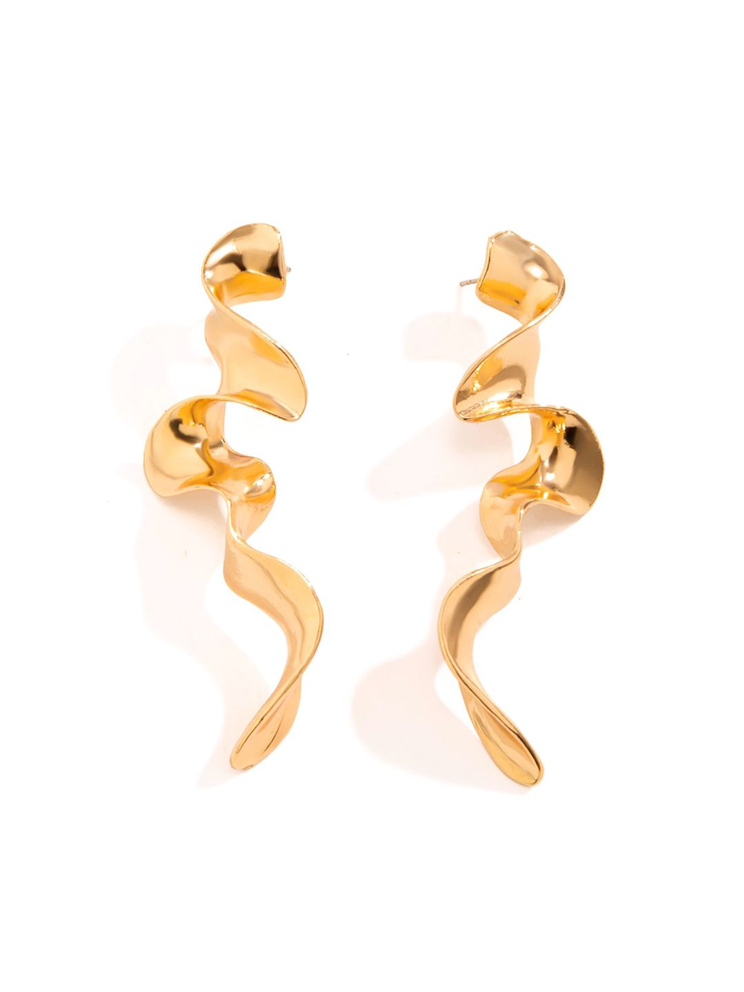 Gold-Plated Classic Drop Earrings
