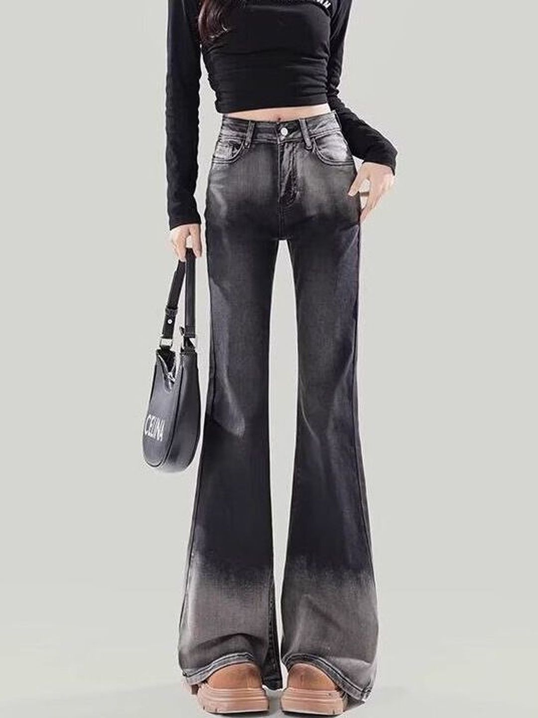 Women Slim Fit Mid-Rise Heavy Fade Jeans