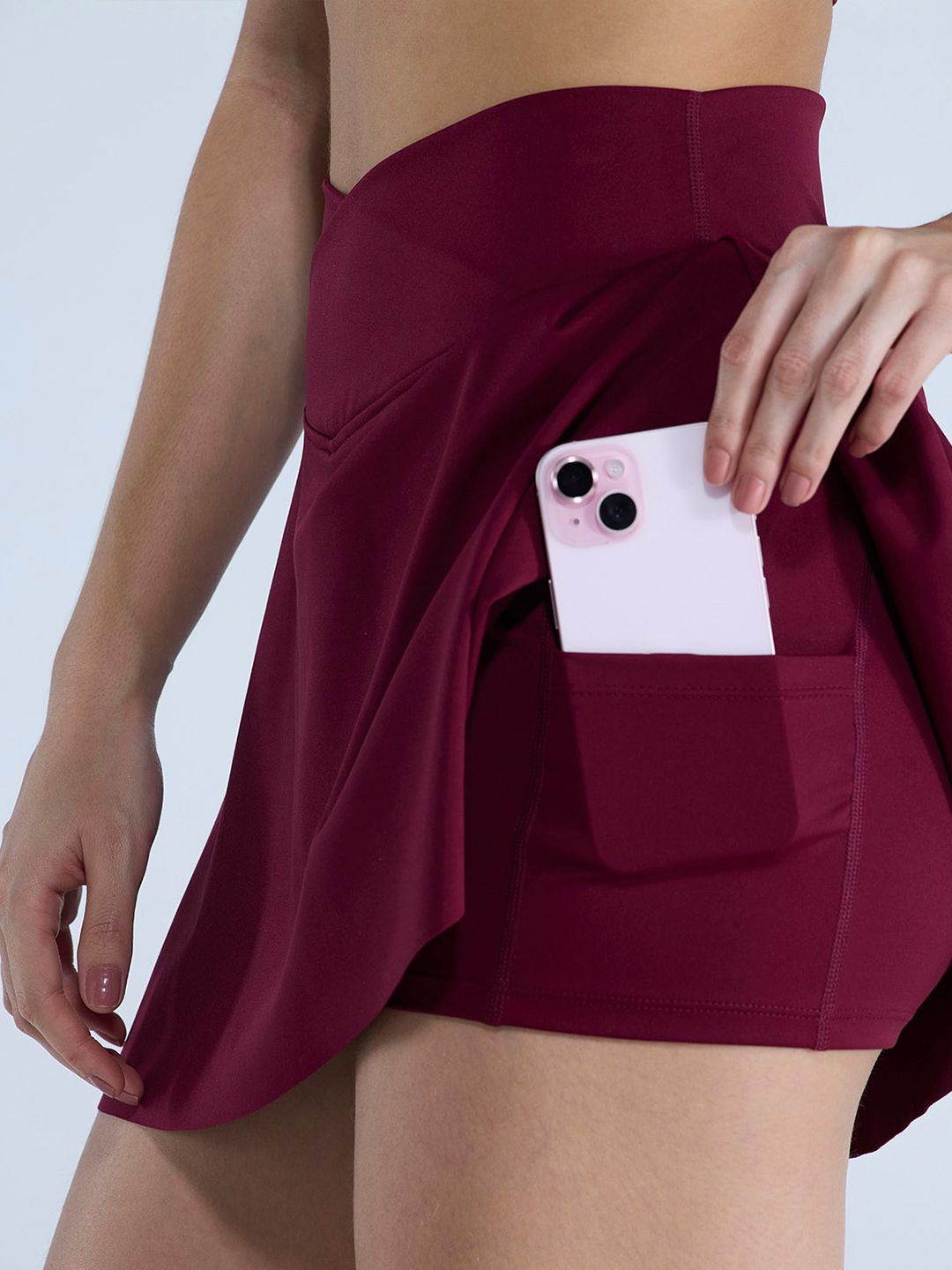 Cherry Hourglass Swirl Skorts