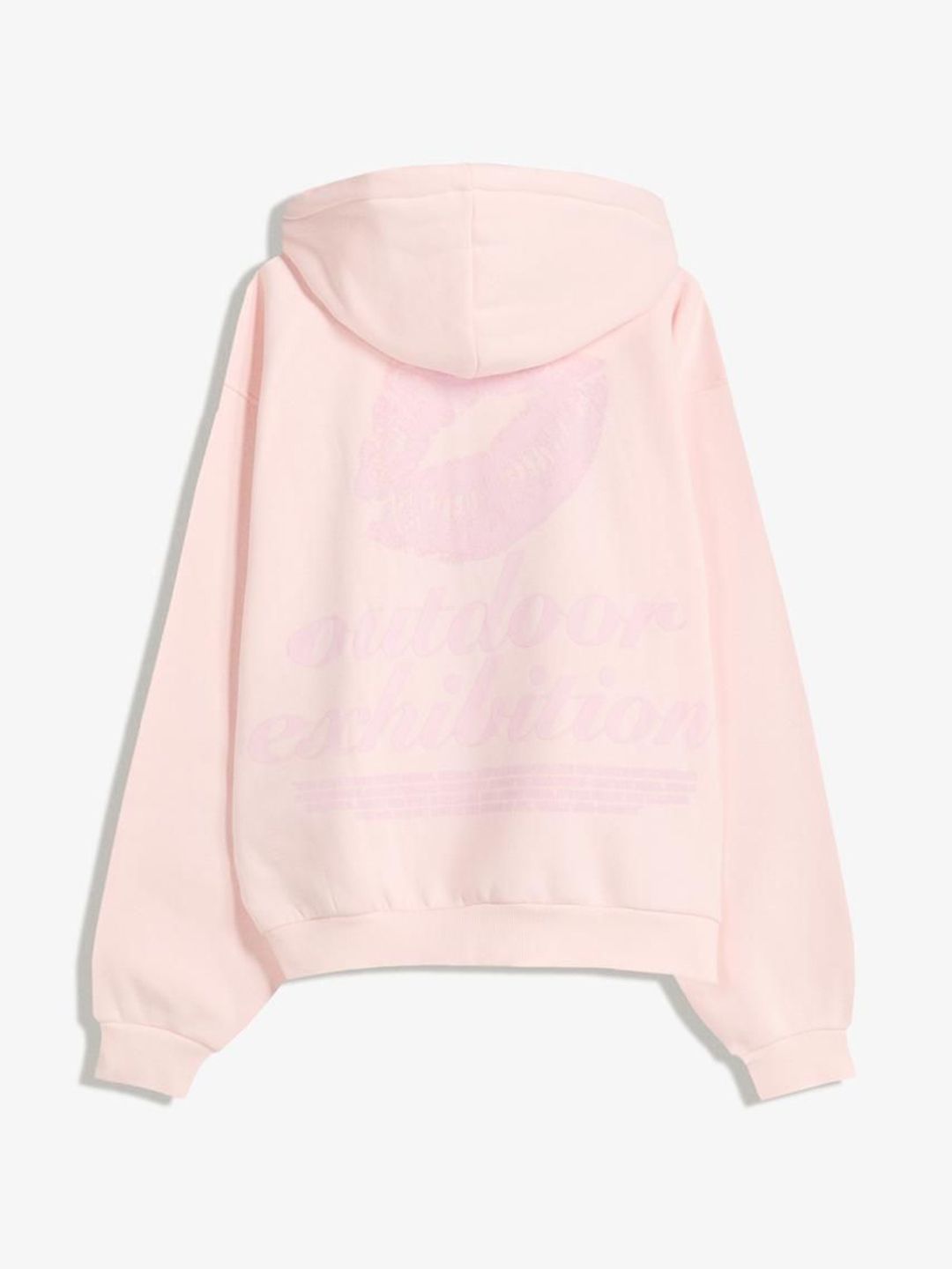 Hooded sweater with print