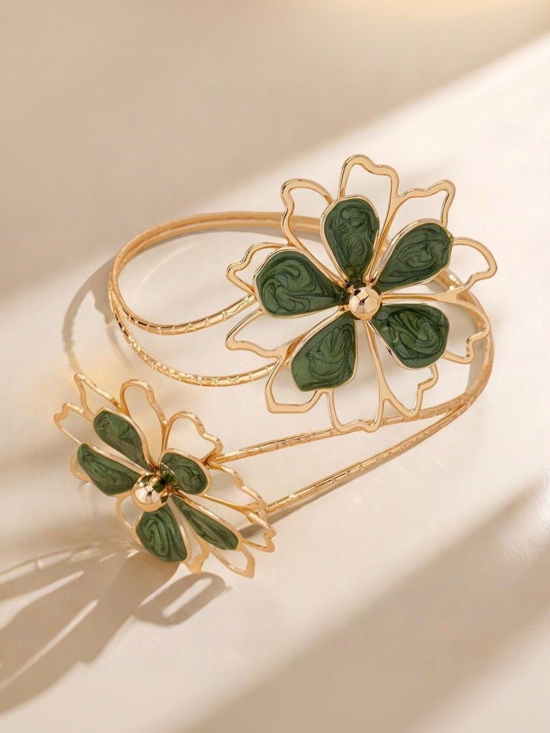 Women Gold-Plated Armlet Bracelet