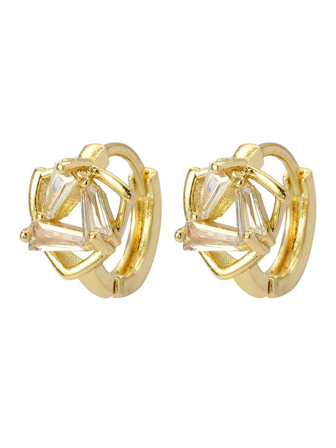 SALTY Isla Gold-Plated Contemporary Studs Earrings