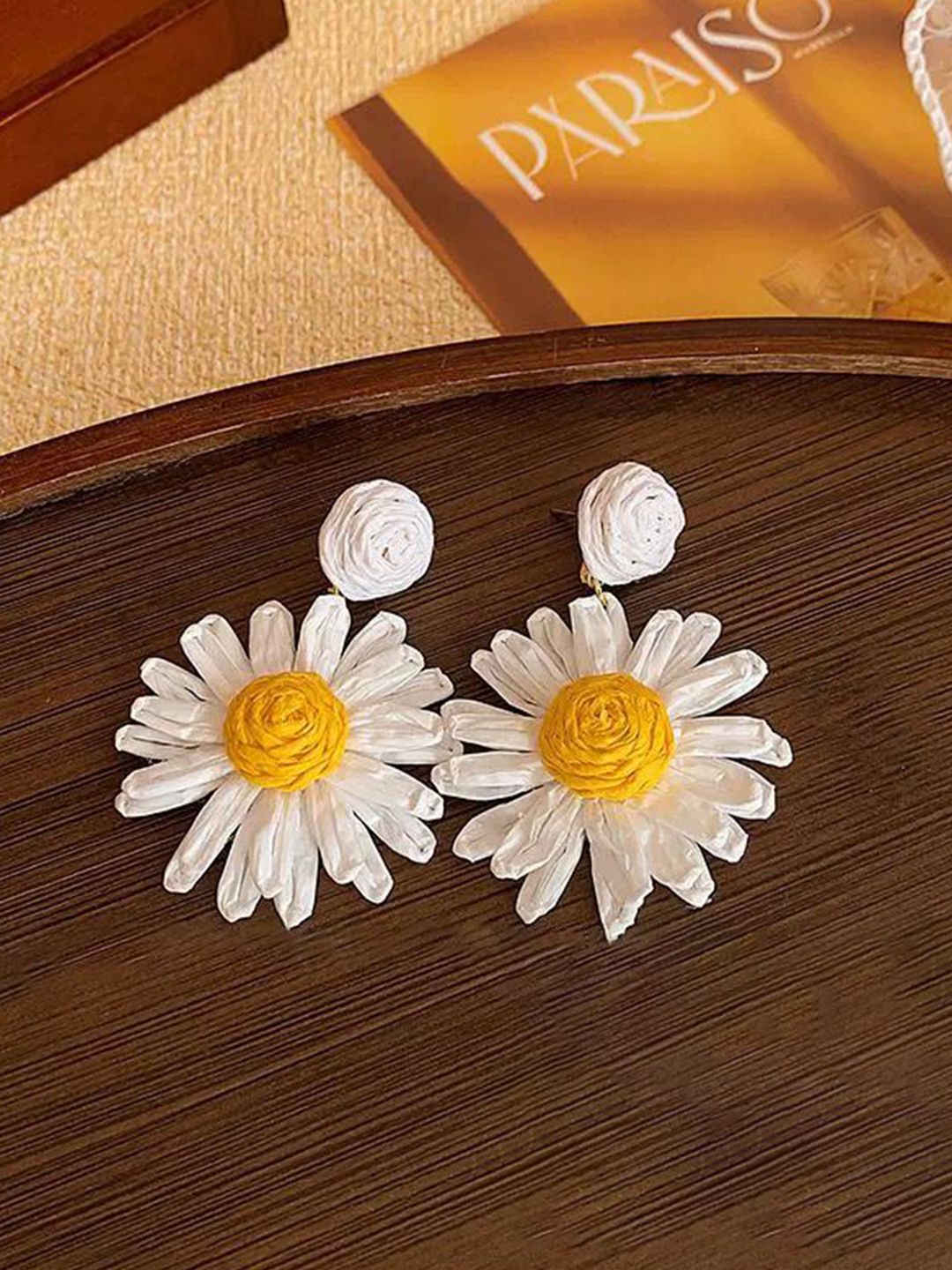 Floral Shaped Drop Earrings