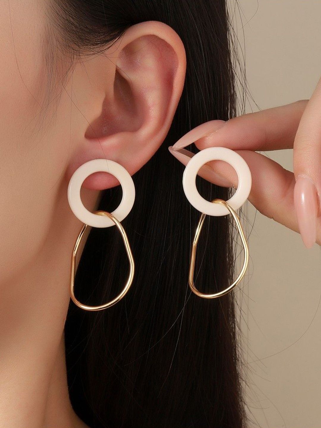 SALTY Timeless Luxury Circular Drop Earrings