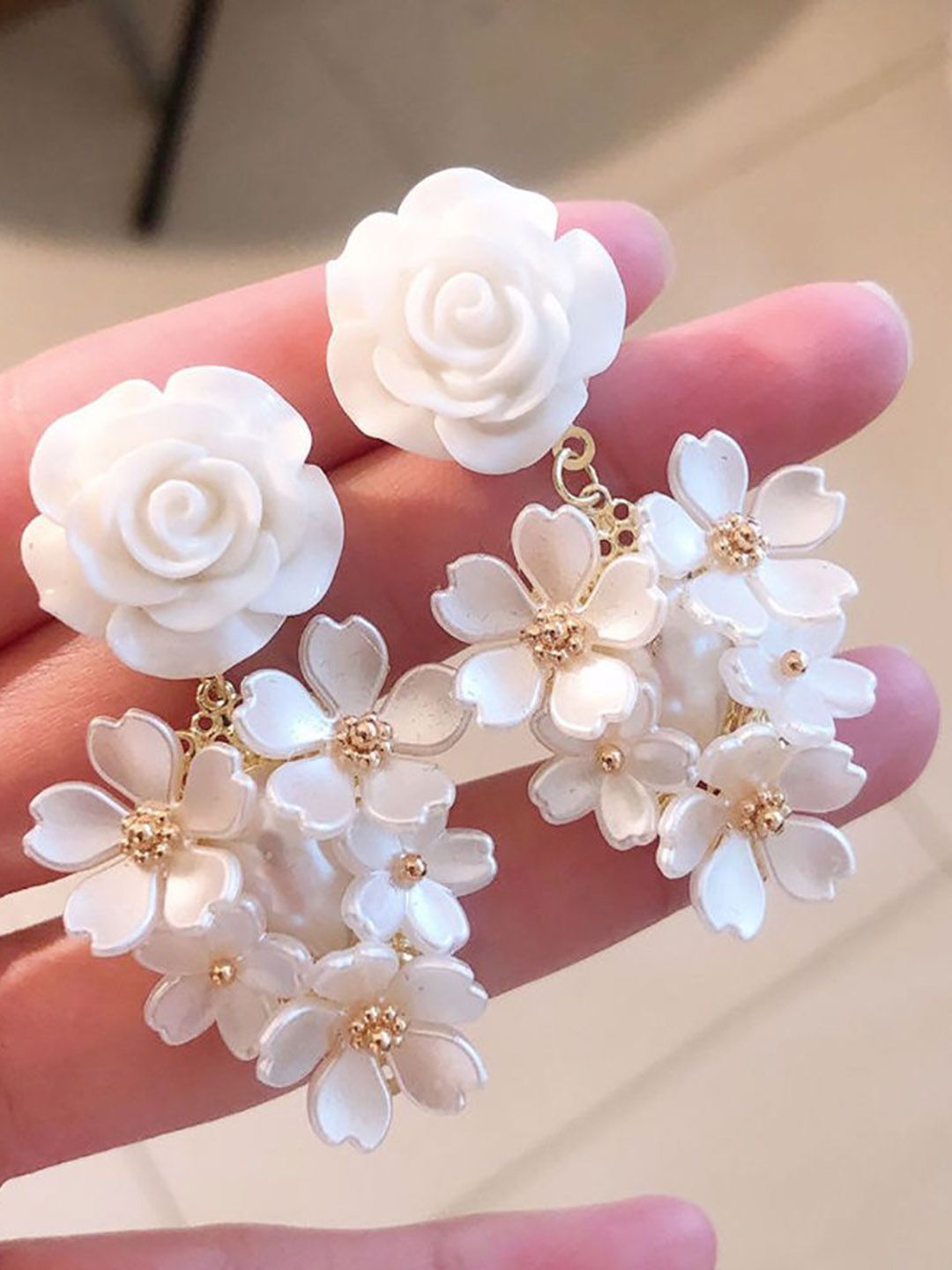 Floral Drop Earrings