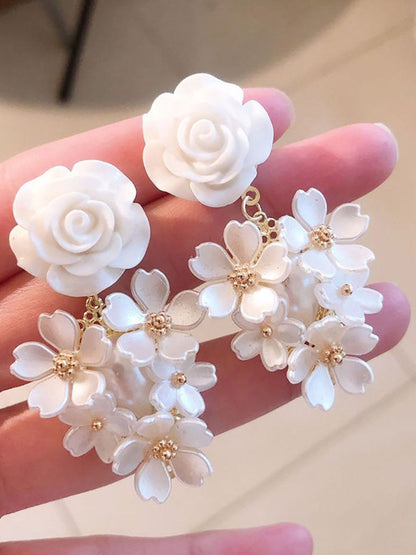 Floral Drop Earrings