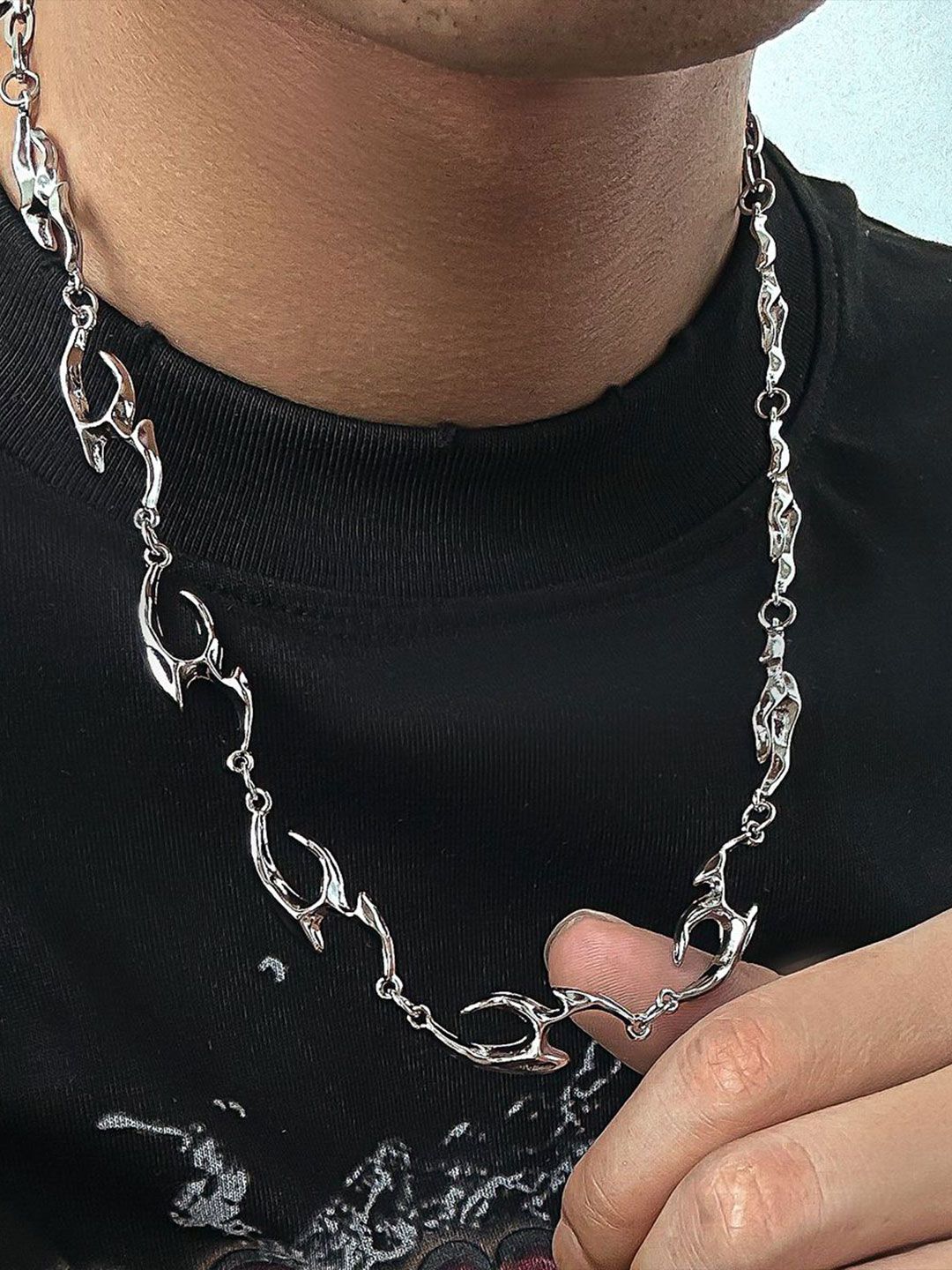 Silver-Plated Minimal Necklace