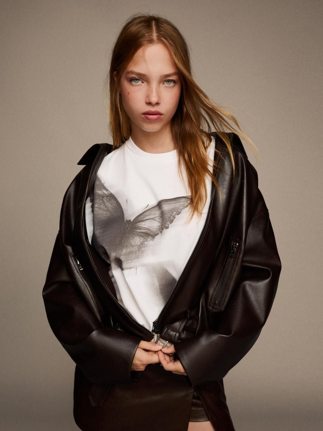 Printed short sleeve oversize T-shirt