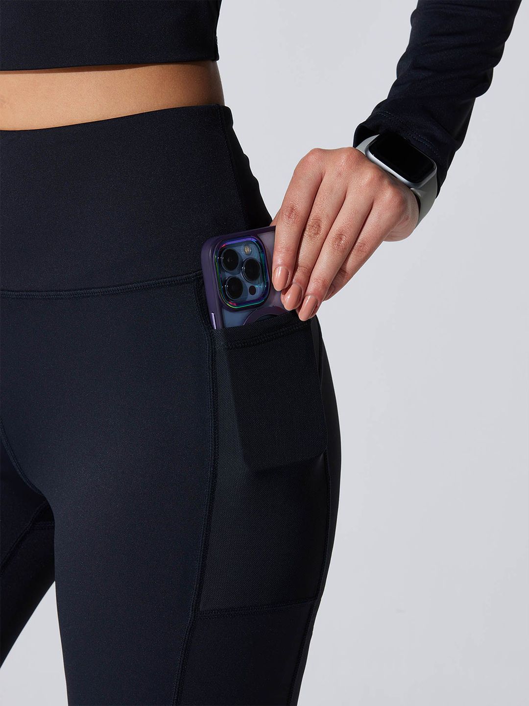 Black All-Day Flex Flare Pants