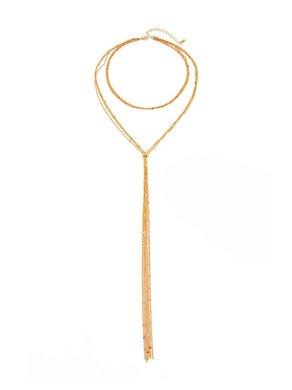 Copper Copper-Plated Enamelled Necklace