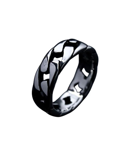 SALTY Pack of 2 Men Fier Silver Ring