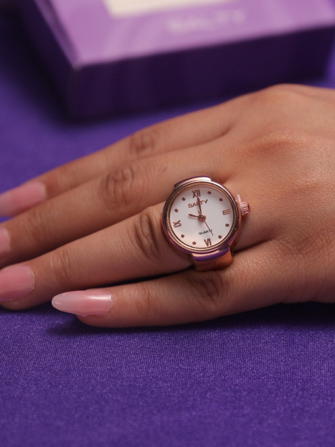 SALTY Women Stretchable Watch Ring - RS12398