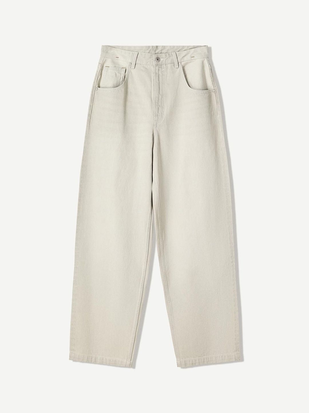 Men Low-Rise Cotton Baggy Jeans
