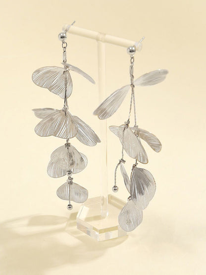 Leaf Shaped Studs Earrings