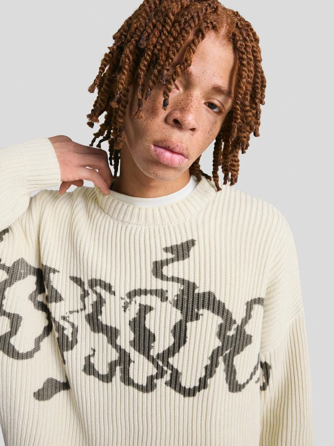 Printed sweater