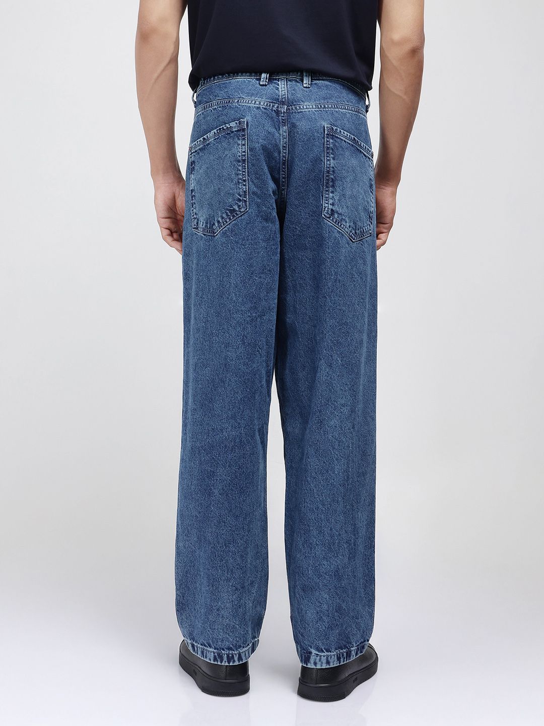 Men Comfort Stretchable Otto Light Blue Baggy Jeans