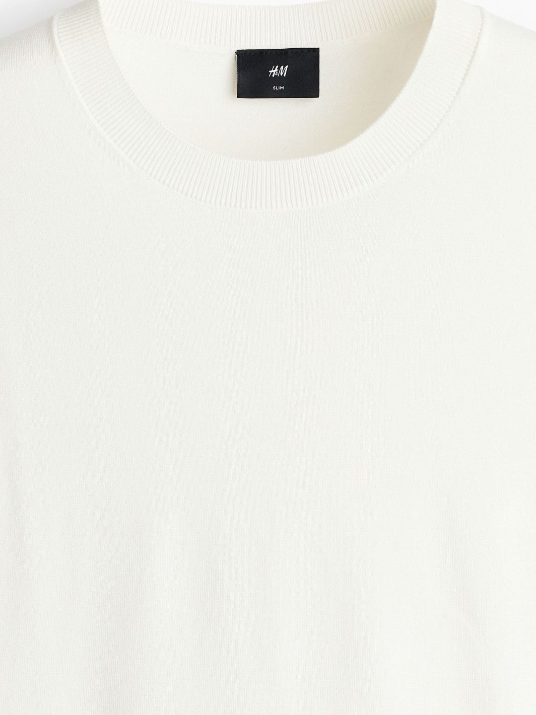 Slim Fit Knitted T-shirt