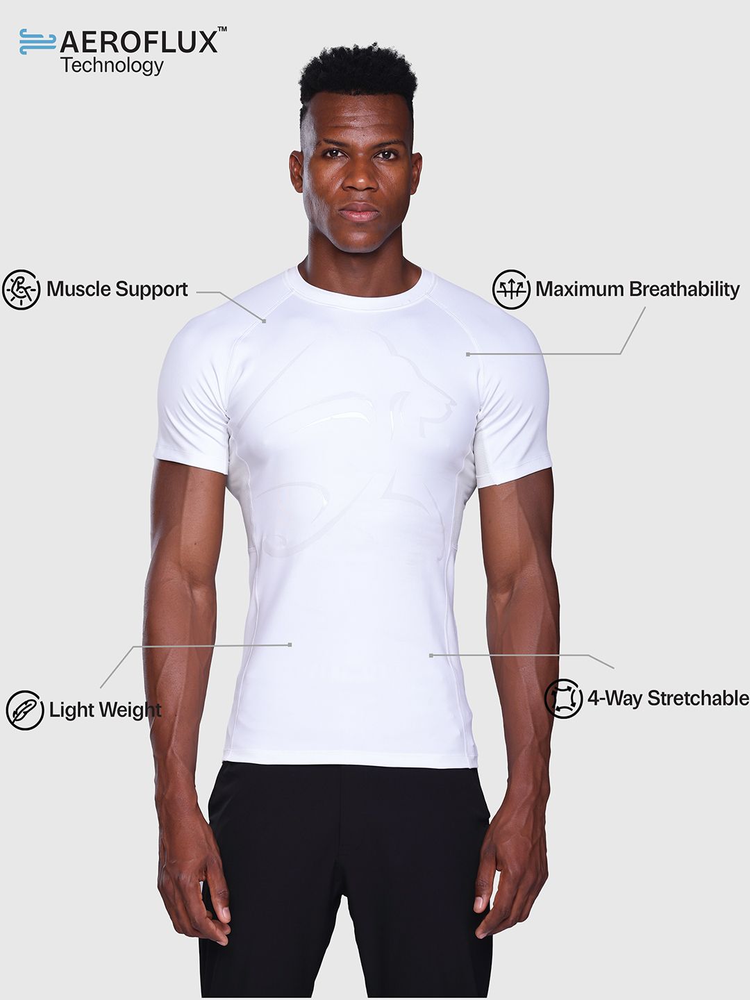 Compression Round Neck T-shirt