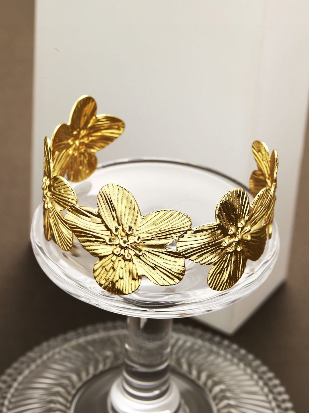 Women Gold-Plated Kada Bracelet