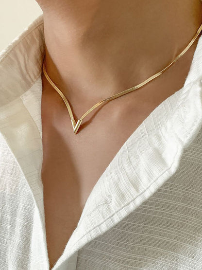 Copper Gold-Plated Minimal Chain