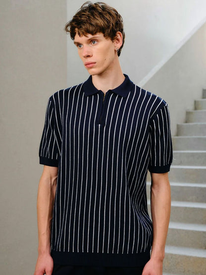 Men Polo Collar T-shirt