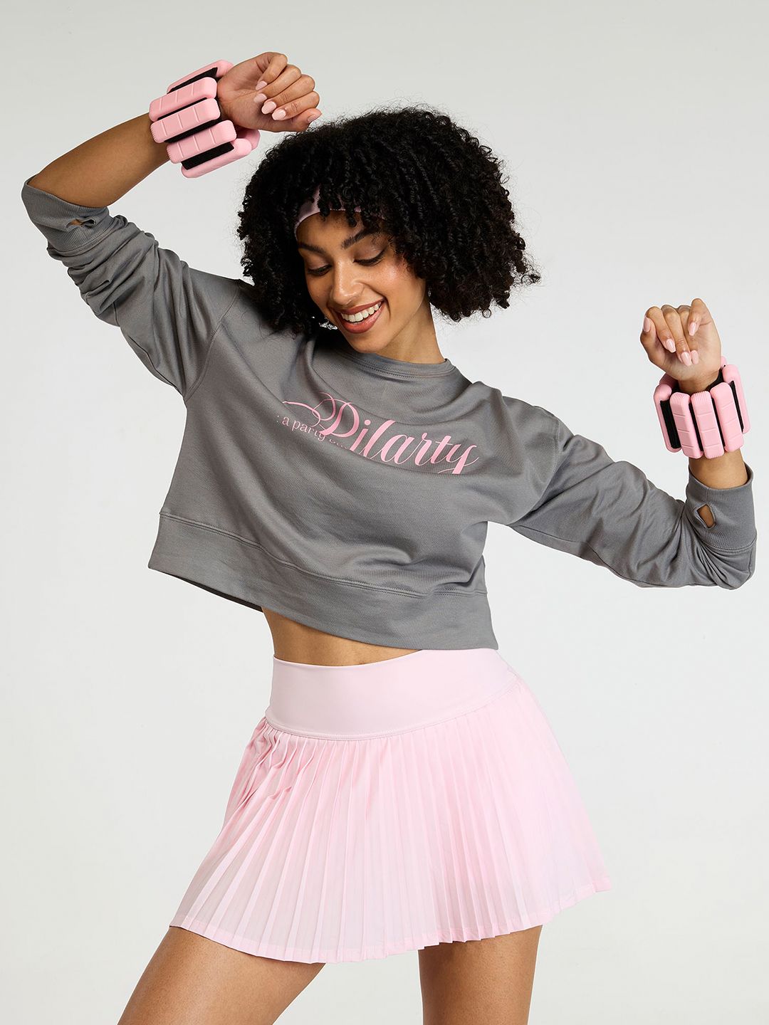 Grey Pilates Club Sweatshirt