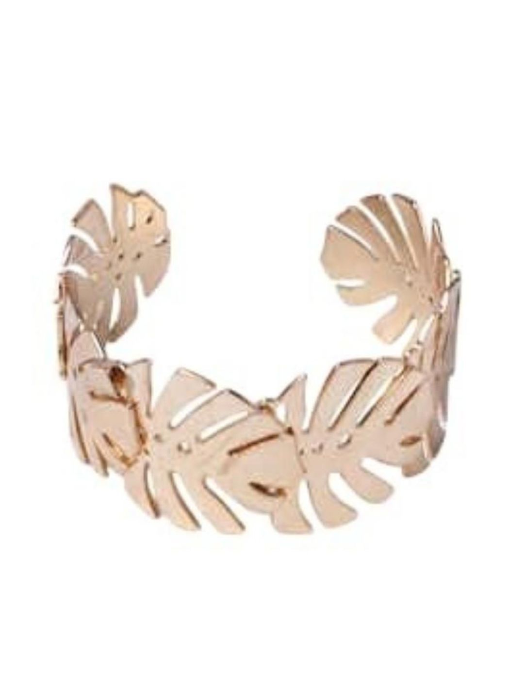 SALTY Women Stainless Steel Glitzy Topical Cuff Bracelet