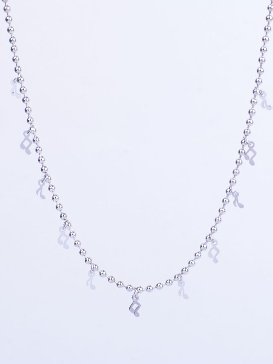 SALTY Pack of 2 Women Silver Leaf Charm Necklace