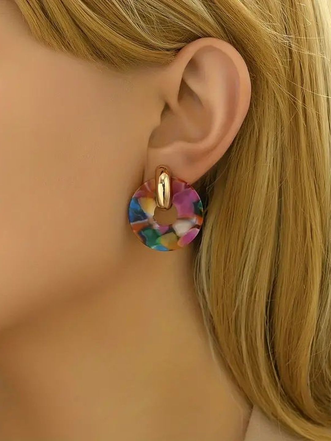 Circular Studs Earrings
