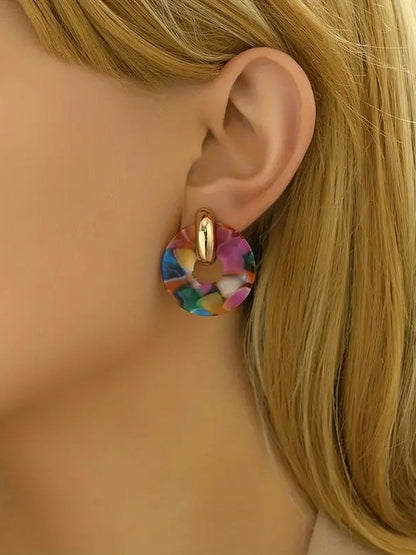 Circular Studs Earrings